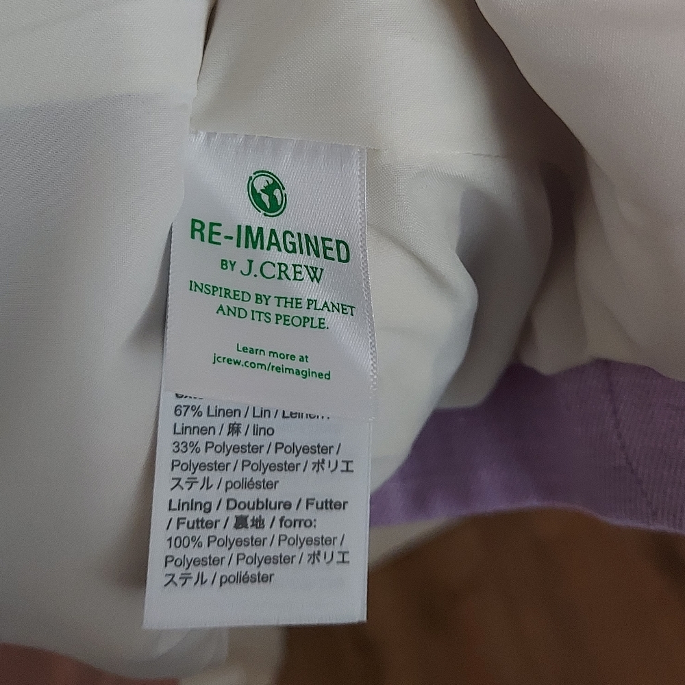 J. CREW New Parke Blazer in Stretch Linen - Orchid White TALL - Picture 8 of 10